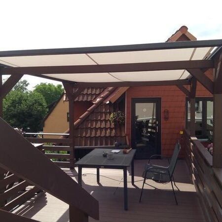 Sonnenschutz auf der Terrasse